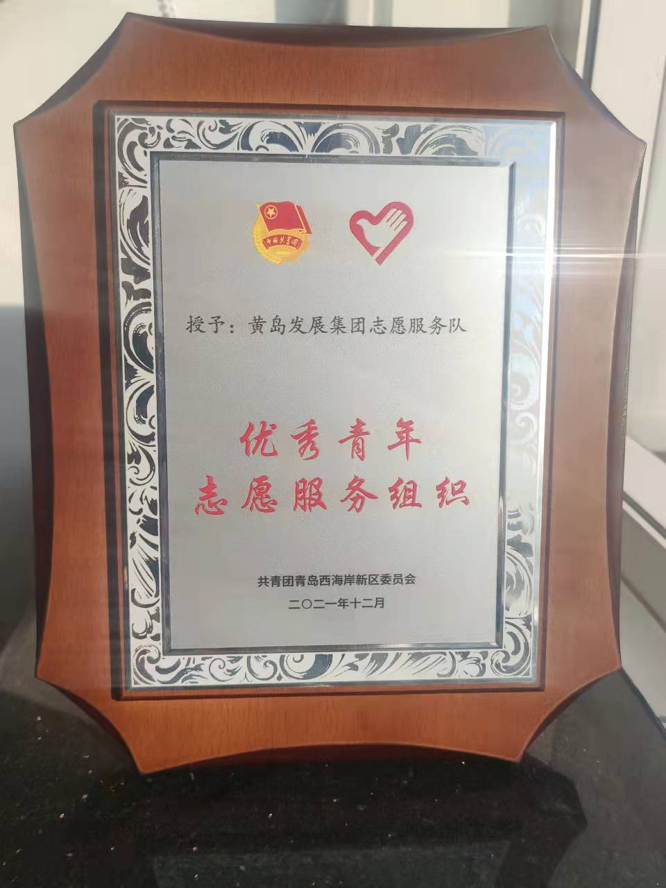 黄发集团志愿服务队获评新区“优秀青年志愿服务组织”(图2)